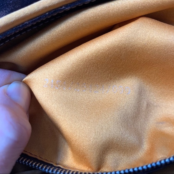 FENDI Navy Blue Sequin Beaded Shoulder Baguette Vintage 90s Bag - Picture 9 of 16